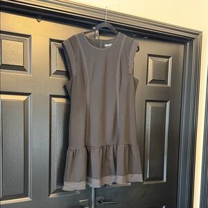 Karl Lagerfeld Black Dress with Zipper Detail